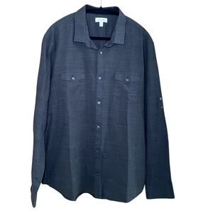 Calvin Klein Men's Grey Dress Shirt - Excellent Condition